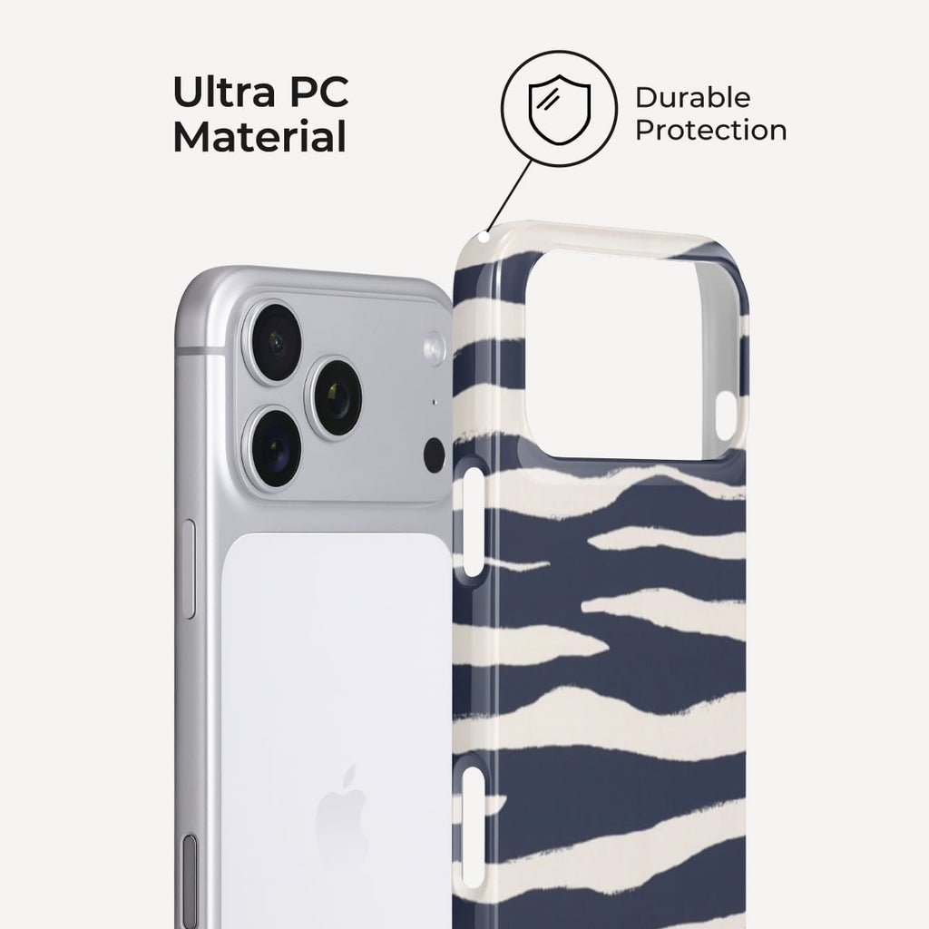 Deep Sea Zebra Case for iPhone 12-17 | Snap, Tough & Magnetic