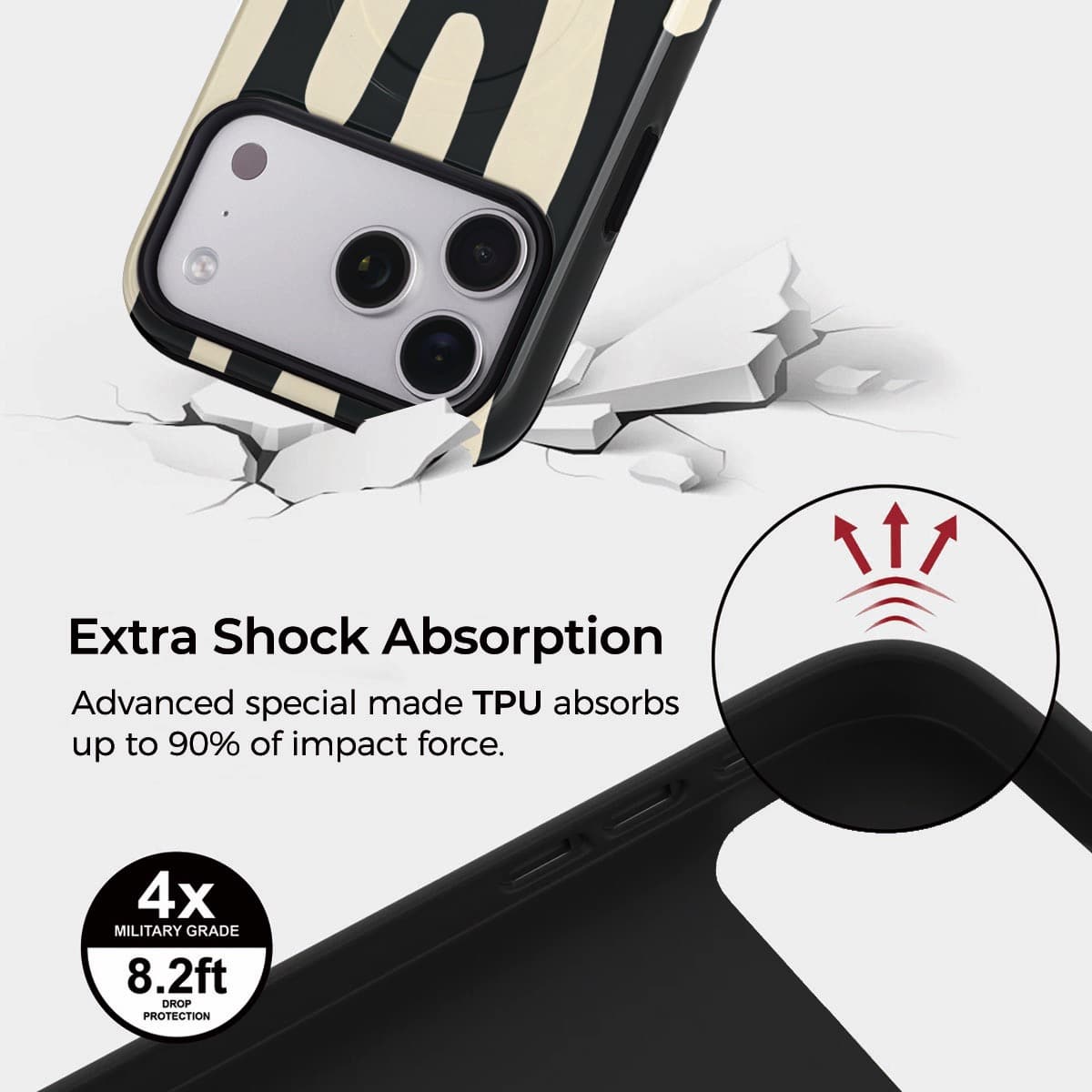Afternoon on the Crosswalk Case for iPhone 12-17 | Snap, Tough & Magnetic