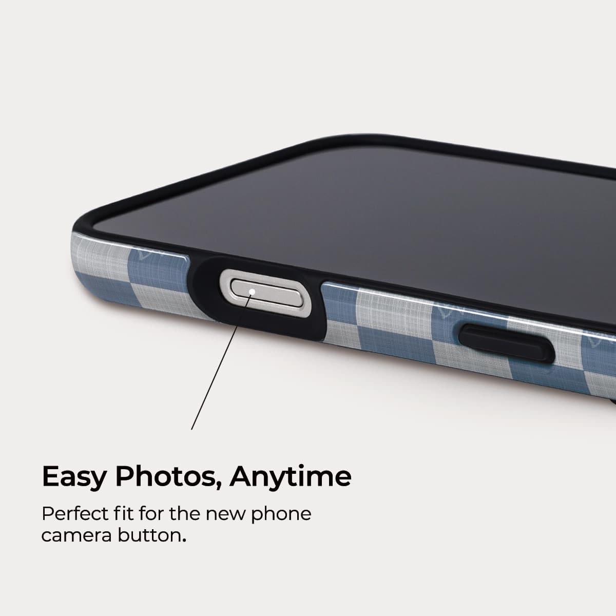 Sea Salt Grid iPhone Case – Snap, Tough & Magnetic | Veyxy