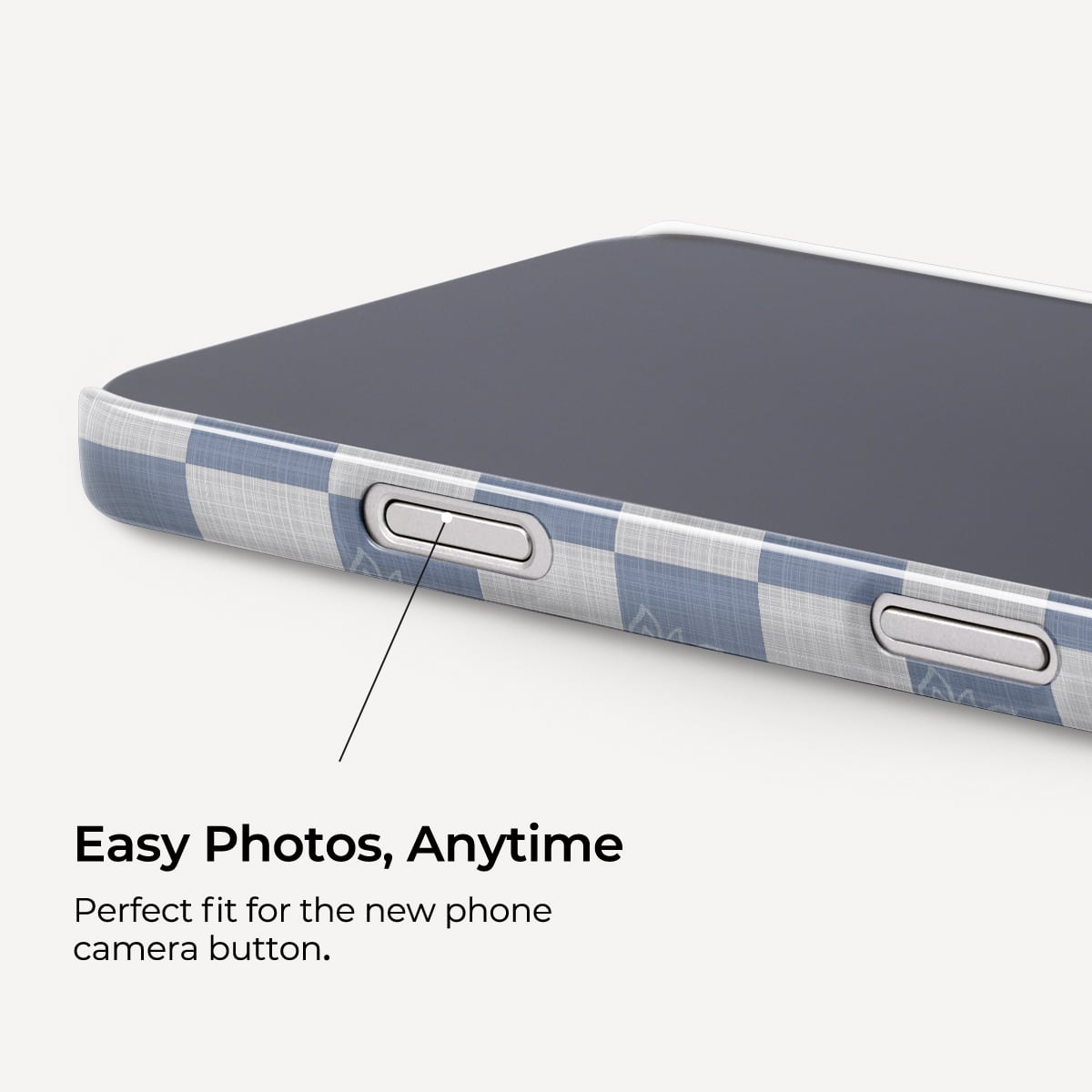 Sea Salt Grid iPhone Case – Snap, Tough & Magnetic | Veyxy