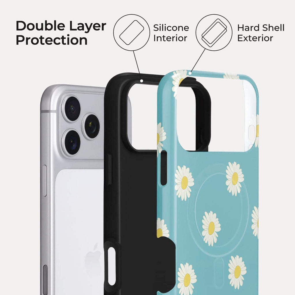 Daisy Letter iPhone Case – Snap, Tough & Magnetic | Veyxy