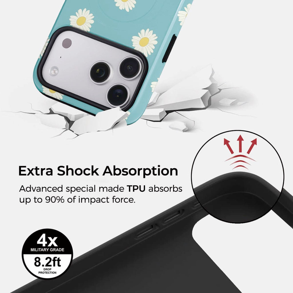 Daisy Letter iPhone Case – Snap, Tough & Magnetic | Veyxy