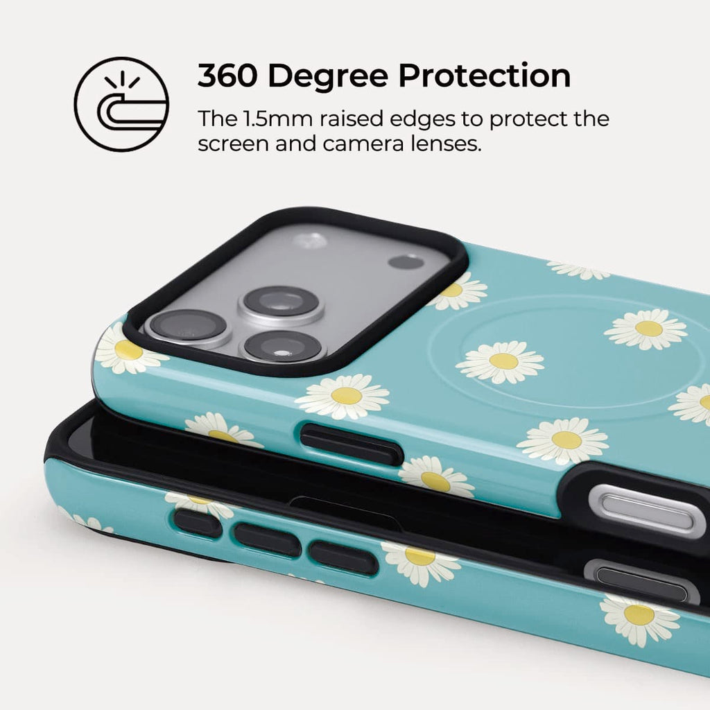 Daisy Letter iPhone Case – Snap, Tough & Magnetic | Veyxy