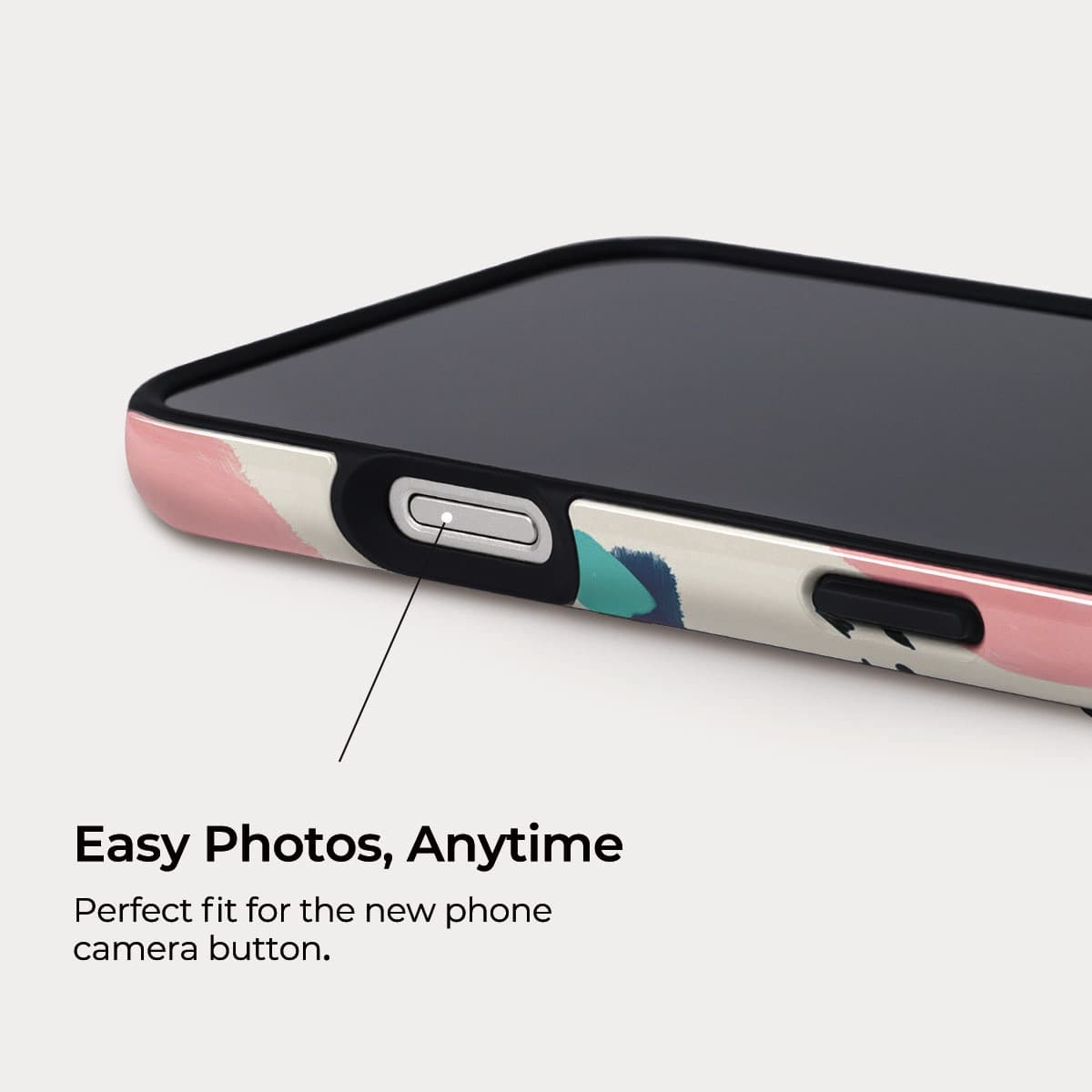 Color Block Poetry iPhone Case – Snap, Tough & Magnetic | Veyxy