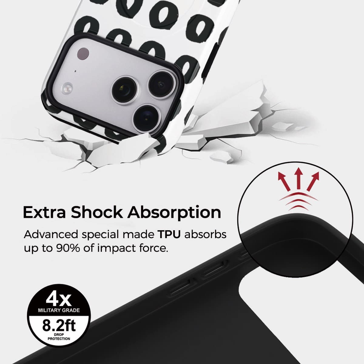 Doodle Circles iPhone Case – Snap, Tough & Magnetic | Veyxy