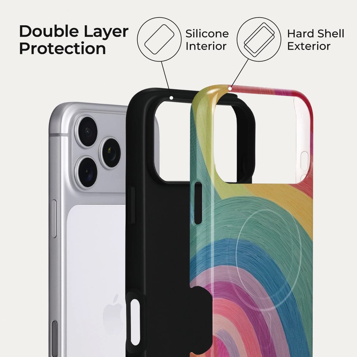 Rainbow Dream for iPhone 12-17 | Snap, Tough & Magnetic