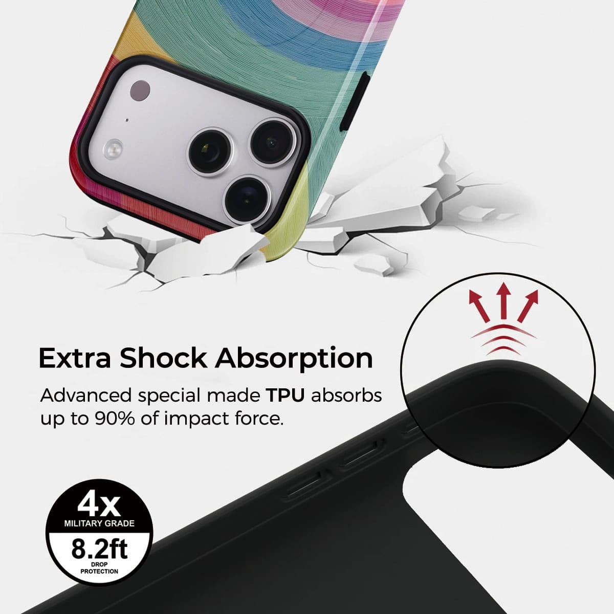 Rainbow Dream for iPhone 12-17 | Snap, Tough & Magnetic