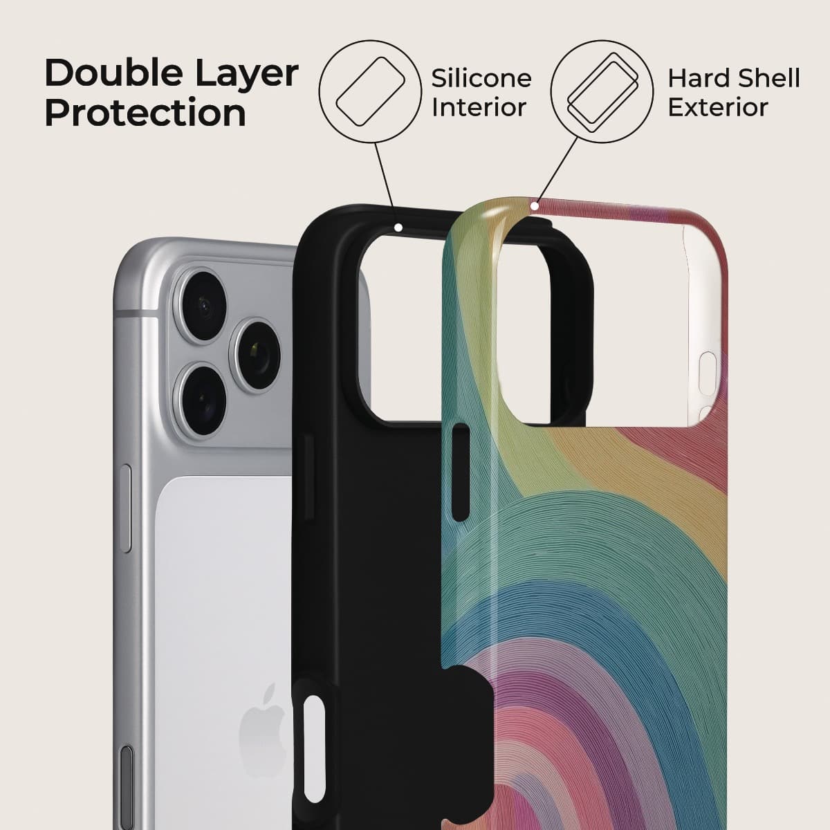 Rainbow Dream for iPhone 12-17 | Snap, Tough & Magnetic