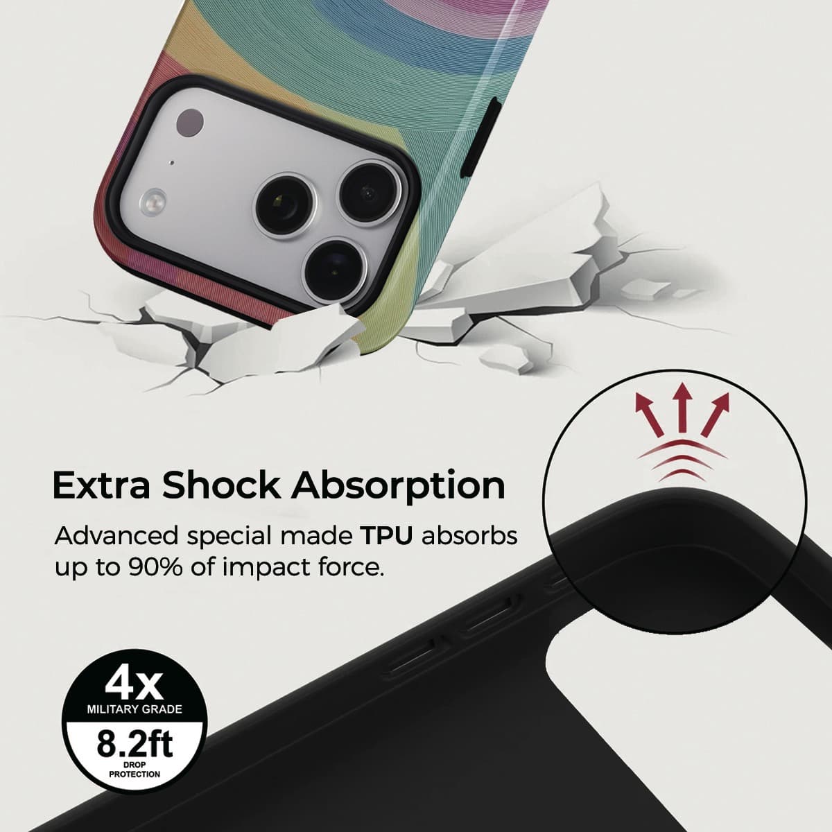 Rainbow Dream for iPhone 12-17 | Snap, Tough & Magnetic