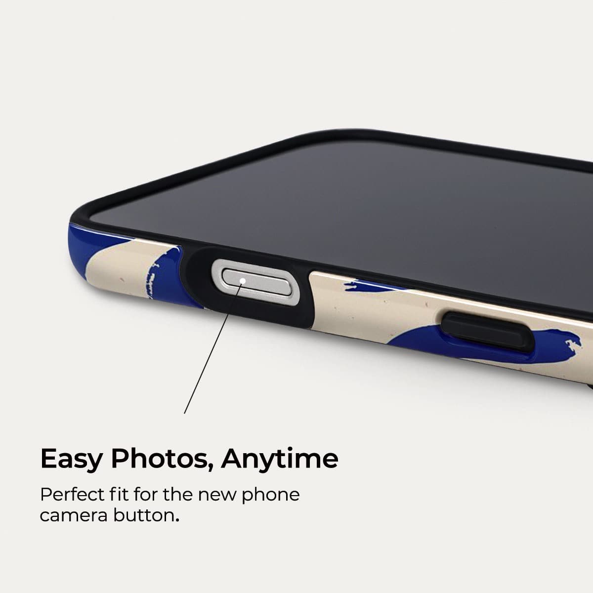Ink Blue iPhone Case – Snap, Tough & Magnetic | Veyxy