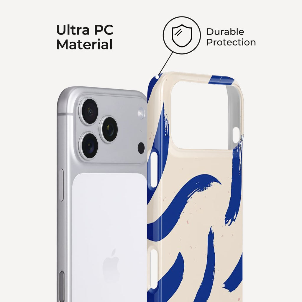 Ink Blue iPhone Case – Snap, Tough & Magnetic | Veyxy