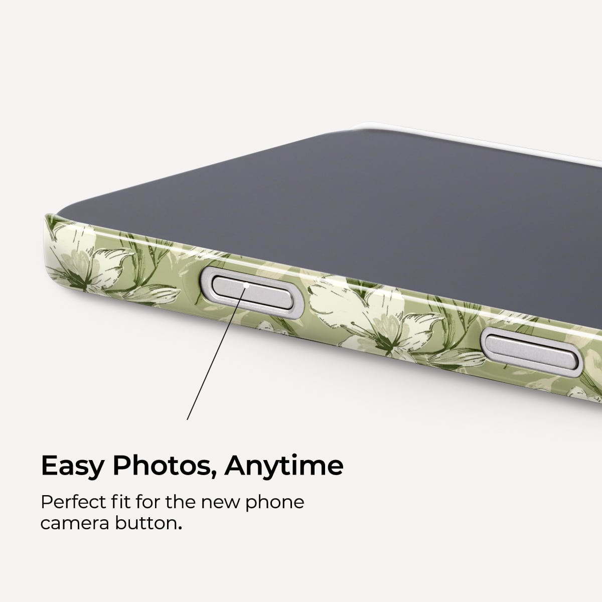 Green Whisper iPhone Case – Snap, Tough & Magnetic | Veyxy