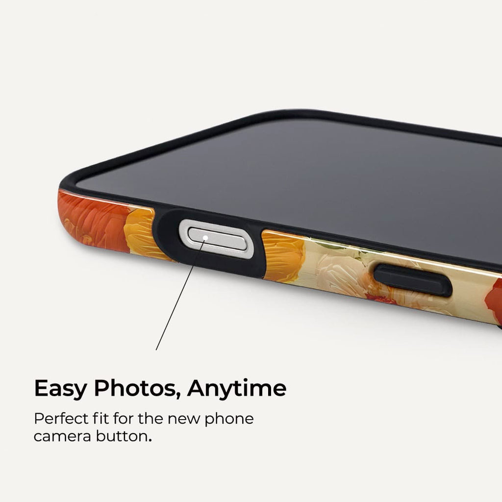 Warm Sun Bloom iPhone Case – Snap, Tough & Magnetic | Veyxy