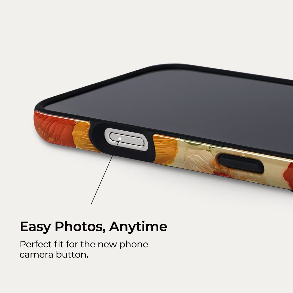 Warm Sun Bloom iPhone Case – Snap, Tough & Magnetic | Veyxy
