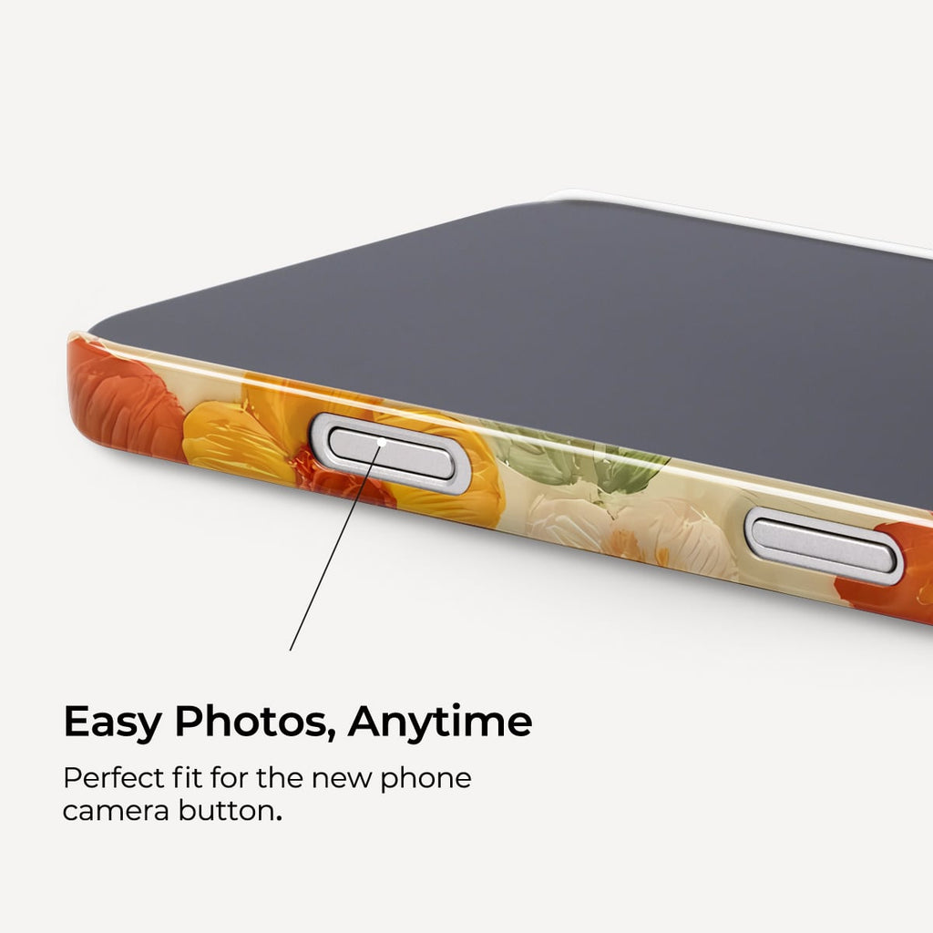 Warm Sun Bloom iPhone Case – Snap, Tough & Magnetic | Veyxy