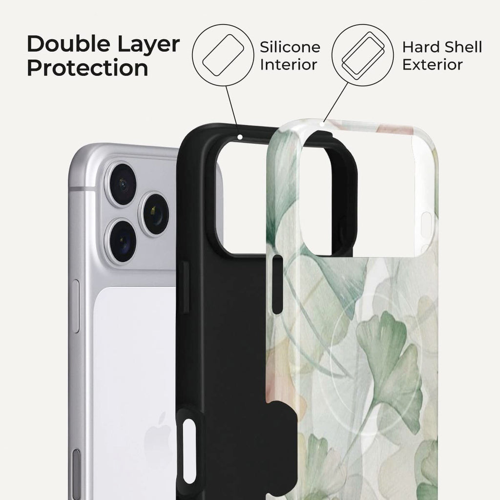 Leaf Whisper iPhone Case – Snap, Tough & Magnetic | Veyxy