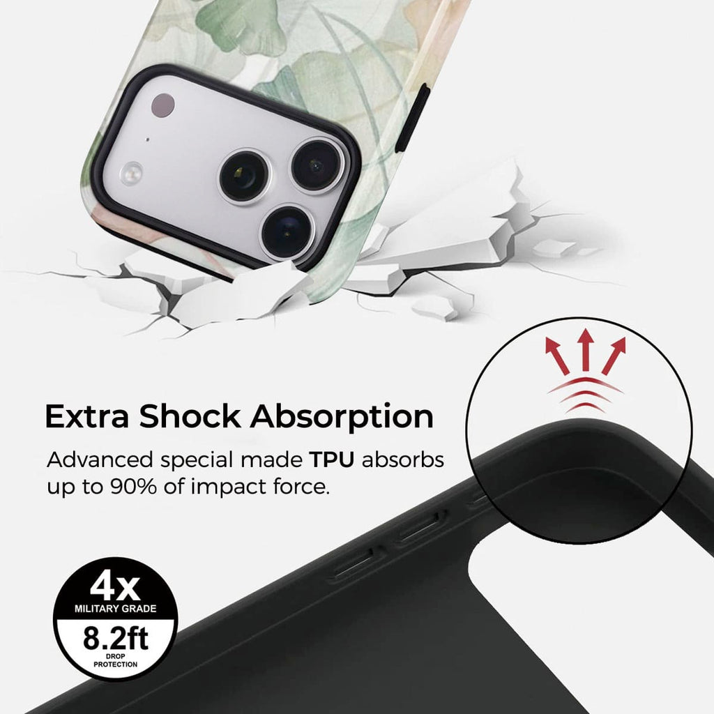 Leaf Whisper iPhone Case – Snap, Tough & Magnetic | Veyxy