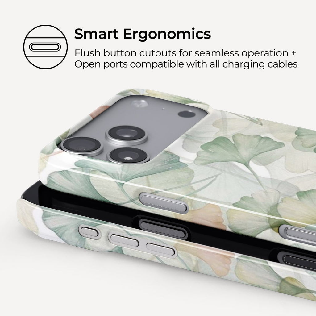 Leaf Whisper iPhone Case – Snap, Tough & Magnetic | Veyxy