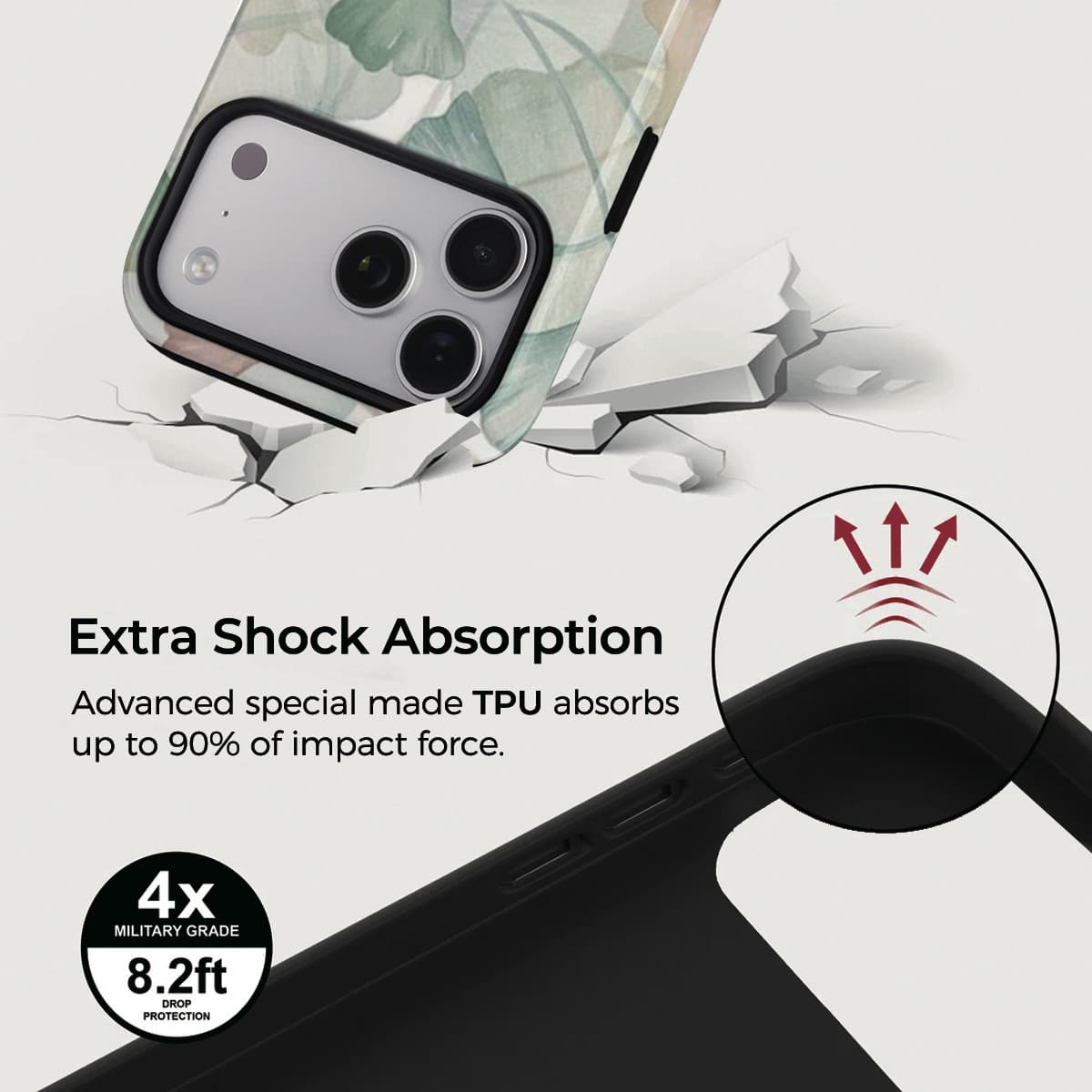 Leaf Whisper iPhone Case – Snap, Tough & Magnetic | Veyxy