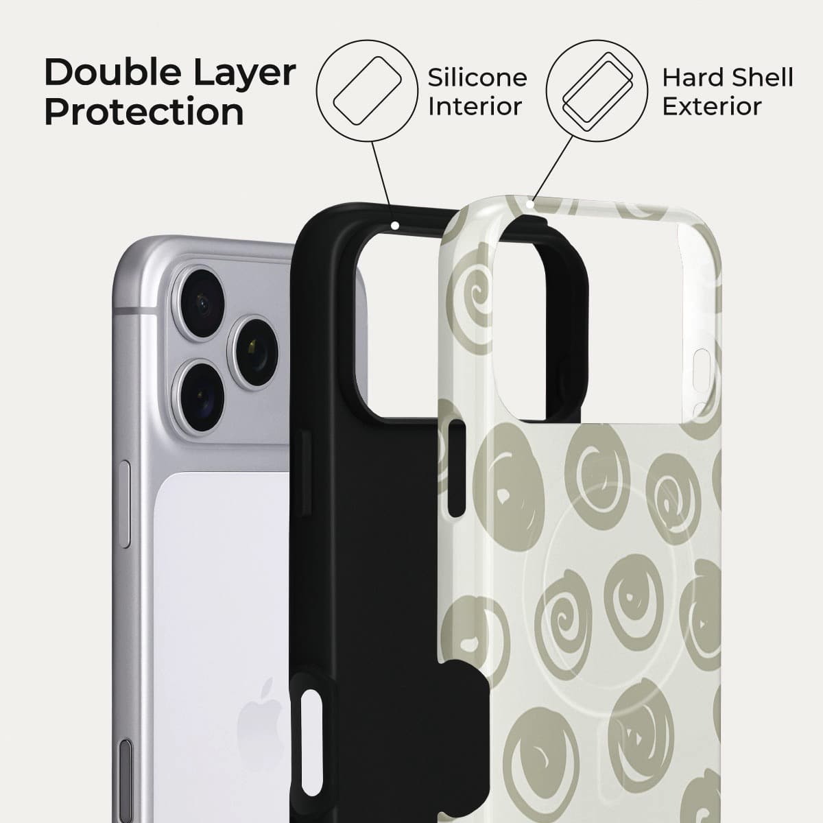 Forest Spiral iPhone Case – Snap, Tough & Magnetic | Veyxy