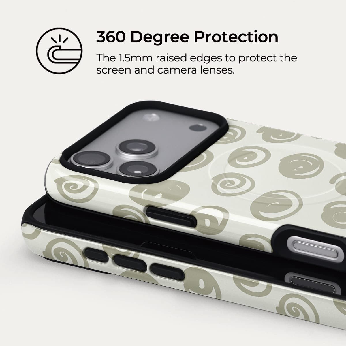 Forest Spiral iPhone Case – Snap, Tough & Magnetic | Veyxy