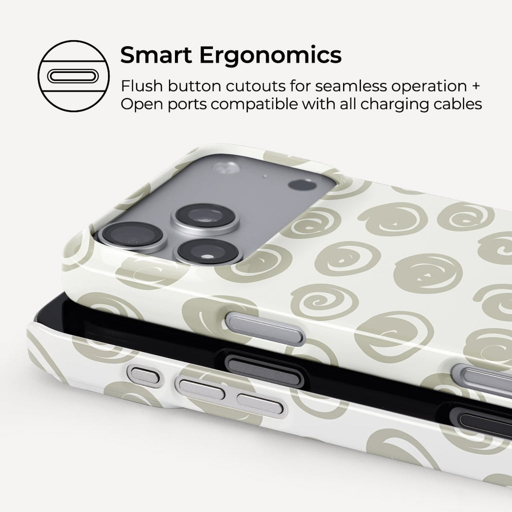 Forest Spiral iPhone Case – Snap, Tough & Magnetic | Veyxy