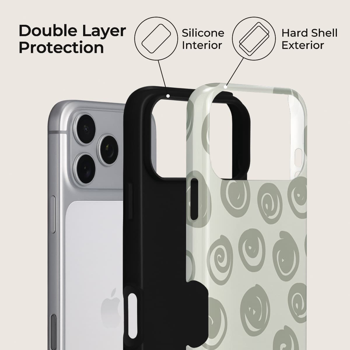 Forest Spiral iPhone Case – Snap, Tough & Magnetic | Veyxy