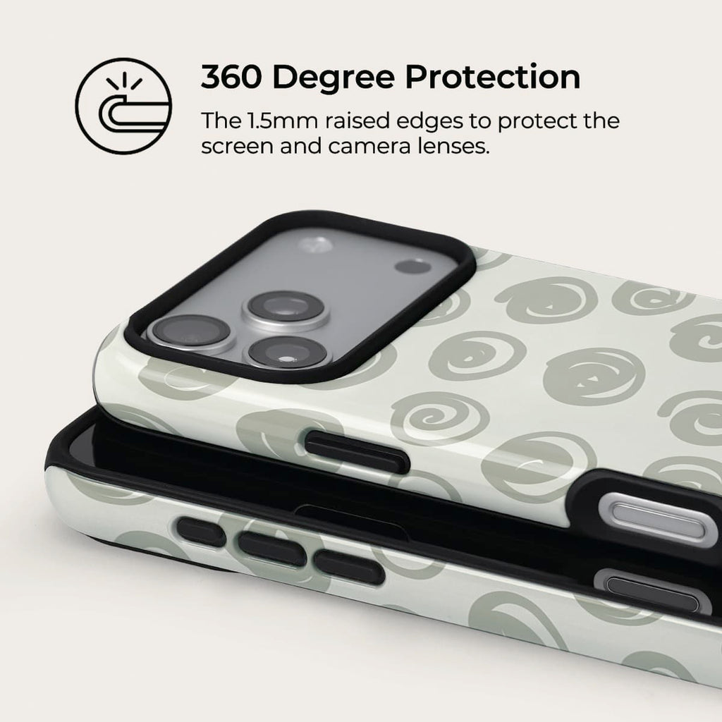 Forest Spiral iPhone Case – Snap, Tough & Magnetic | Veyxy