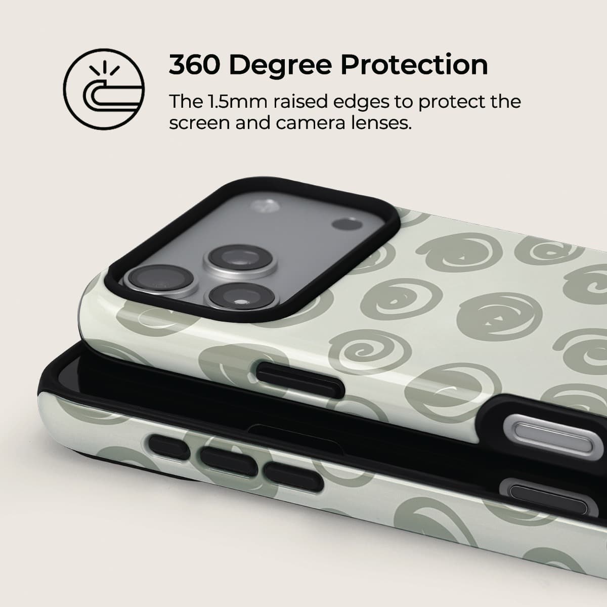 Forest Spiral iPhone Case – Snap, Tough & Magnetic | Veyxy